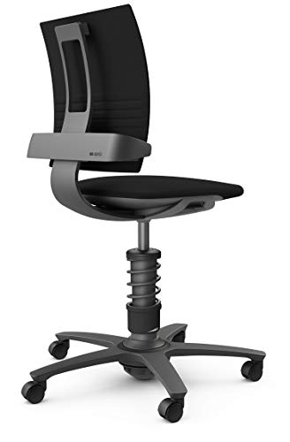 Aeris 3Dee Standard - Silla de oficina ergonómica con tecnología de respaldo patentada - Silla de escritorio sin reposabrazos con tecnología de movimiento 3D - altura regulable 42-56 cm