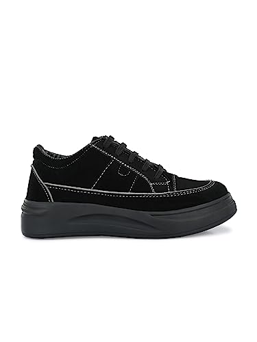 Image of EL PASO Faux Leather Casuals Sneakers Walking Shoes for Women & Girls