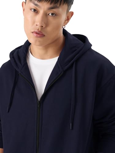 Image of LAZYCHUNKS Men's Zipper Hooded Sweatshirt | Premium Full Sleeve Hoodie Jacket with Front Zip & Pockets | Stylish Winter Wear, Warm Casual Sportswear for Men