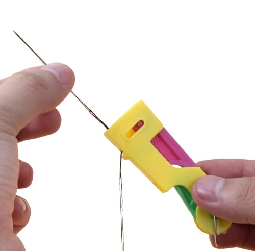 3 Pack Automatic Needle Threaders Quick & Easy DIY Hand Sewing Machine Threading Tool Sewing Thread for Embroidery Cross Stitch Craft