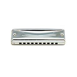 Suzuki MR350C Promaster Harmonica diatonique en do 10 Trous Chrome - Les Beatles, Paul McCartney, John Lennon, RIngo Starr, George Harrison