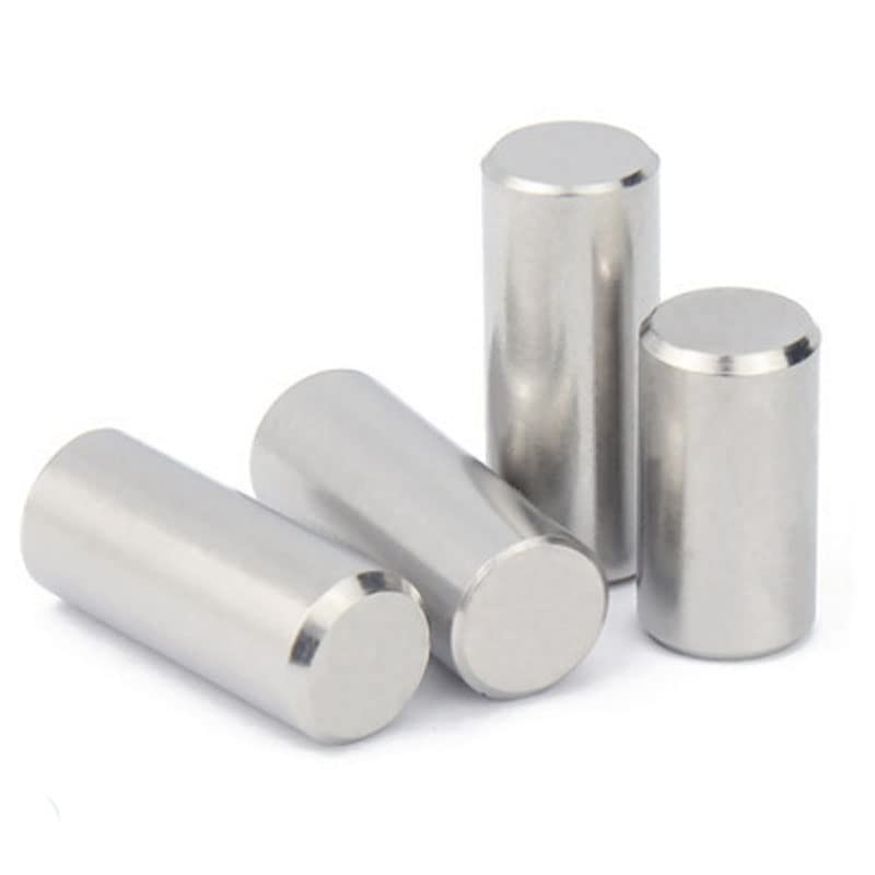 Generic 40pcs 5mm*5mm Cylindrical pin Roller Needle Solid Positioning pins Corrosion Resistant Surface Smooth Bearing Steel