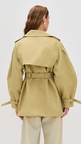 Women's Heavy Twill Midi Trench Coat3