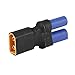LINSYRC 5-Pack XT60 Male Connector to EC5 Female Connector Adapter Plug for RC Lipo Battery