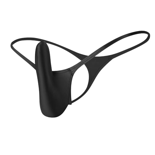 Sexy Mens Thong Low Rise Oil Shiny Mens G String T-Back Underwear Thongs Bulge Pouch Mens Lingerie2