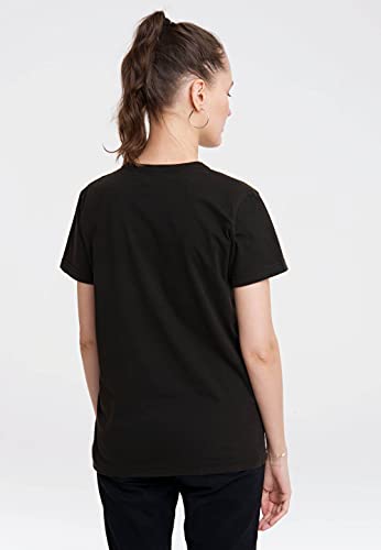 Logoshirt® The Beatles I Union Jack I T-Shirt imprimé I Femme & Homme I Col Rond I Manches Courtes I Marron Noir I Design Original sous Licence I Taille XS - Les Beatles, Paul McCartney, John Lennon, RIngo Starr, George Harrison Logoshirt® The Beatles I Union Jack I T-Shirt imprimé I Femme & Homme I Col Rond I Manches Courtes I Marron Noir I Design Original sous Licence I Taille XS – Image 8