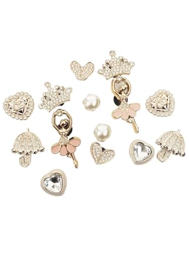 Pendentifs de chaussures ballerine, le lot de 16 décorations bricolage idéal pour offrir aux filles
