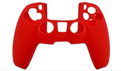 Tobo Silicon Case for PS5 Controller TP-0512 for PS5 Silicone Skin for PS5 Controller Silicone Case CoverProtective Case for Playstation 5 for DualSenese- Green (red){TD-136CC}