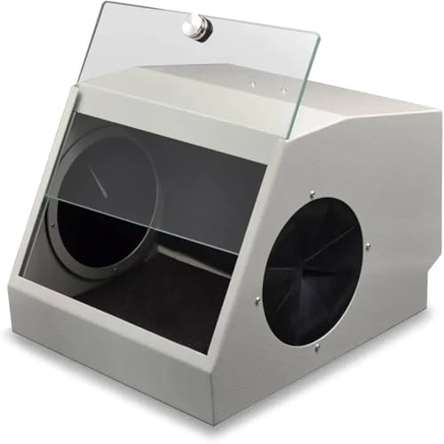 Image of PLYLAY Dental Lab Dust Box,Vacuum Dust Collector Vacuum Extractor Box with LED and Filters,Sandblasting Dust Collector,Electric Dust Hood Enclosed
