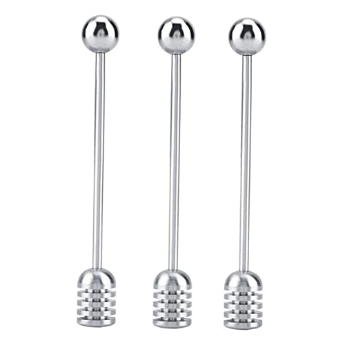 SHOWERORO Honey Stir Sticks Stainless Steel Honey Dippers for Stirring Coffee More