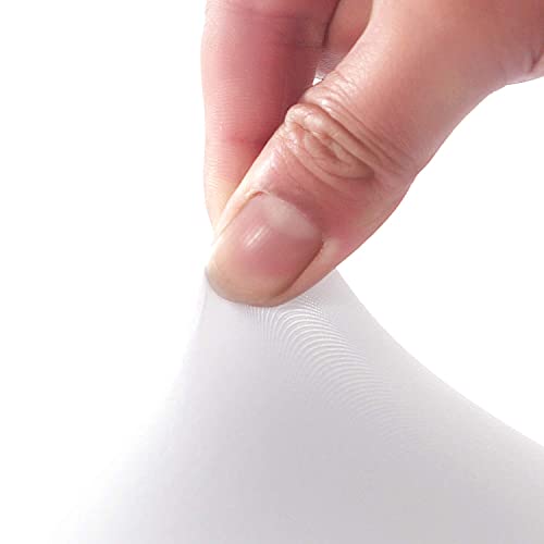 Image of Peomeise 8FT Spandex Table Cover Rectangular Stretch Spandex Tablecloth (White,8FT)