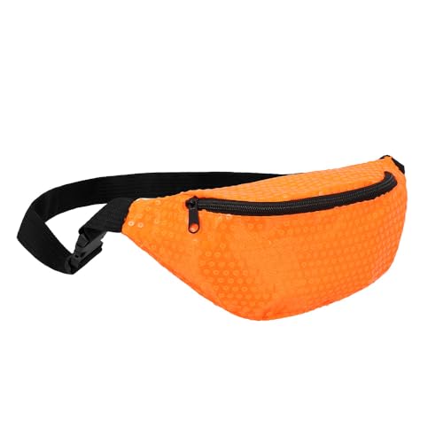 Boland - Retro Gürteltasche in Neonfarben, Tasche für 90er Mottoparty, Bauchtasche ideal für Festival, Kostüme und den Alltag
