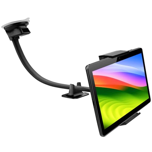 Turnaroundtech Soporte Tablet Coche salpicadero Parabrisas Ventosa Compatible con iPad