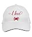 Makoroni - I Love Crabs Animal Hat Adjustable Cap, DesT36 White