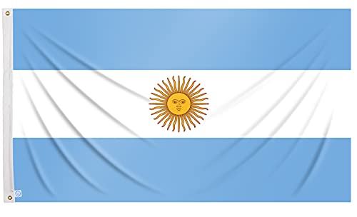 Bandera argentina grande 150x90 cm bandera Argentina de balcón Cover