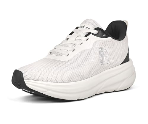 Image of LOUIS STITCH Men's Lightweight Athleisure Sport Shoes | Ultra Cushioned Sole | Casual Lace-Up Sneaker and Athleisure Wear | Perfect for Casual, Gym & Travel Wear | LS-AT-FS02