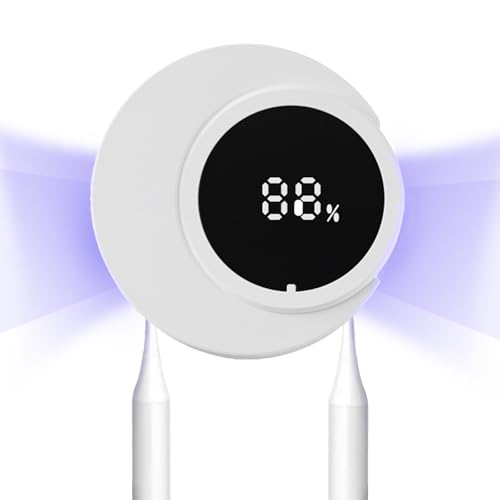 LED Toothbrush Holder – Freshen and Dry with LED Light (White)