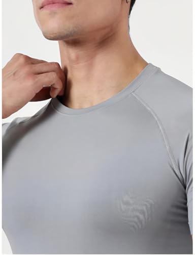 Image of Men's Gym T-Shirt, Dra-fit, Regular Fit, Round Neck, Short Sleeve, Black