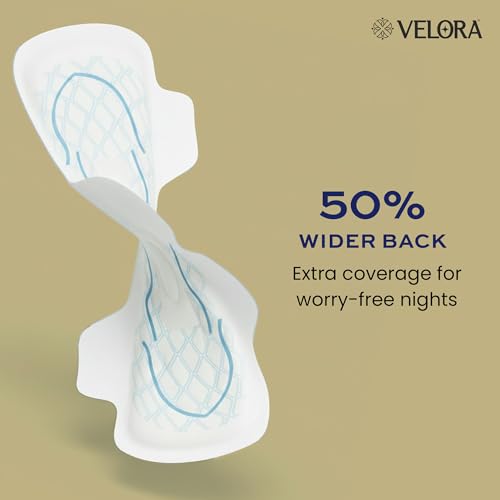 Image of Velora Dry Feel XL Sanitary Pads for Women 40 Pads, Rash Free, Skin Friendly, Trifold Sanitary Napkins (40 Pads-280MM)