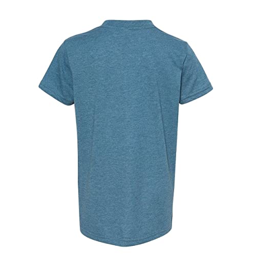 Bella + Canvas Youth Jersey T-Shirt M Heathr DEEP Teal2