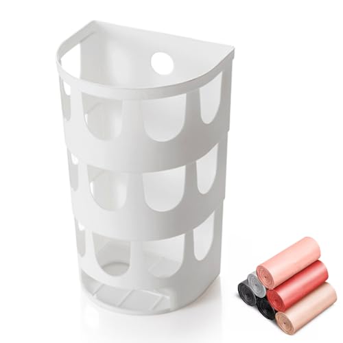 HERCHR Organizador Bolsas Plastico, Organizador De Bolsas De Plástico, Soporte Para Bolsas De Plástico Para Cocina