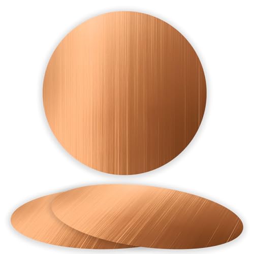 Joyfulmap Disco de purificação de banho de pássaro de cobre de 3 peças, disco de limpeza de cobre 99