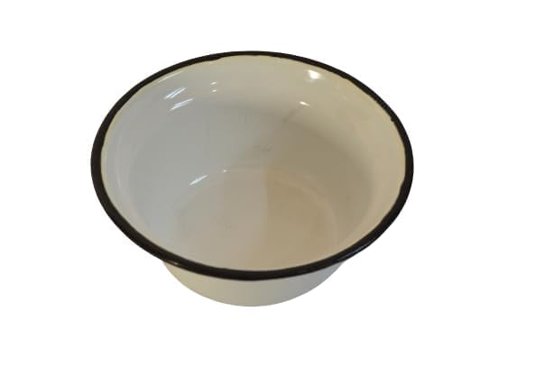 Enamel Bowl 16cm (6 inch) / Off White & Black Color/Used for Surgical Laboratory/Hospital and Clinics/Laboratory Product by Tenable Nautical mart-image-17