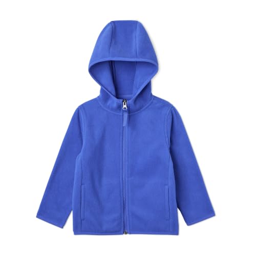 Image of Amazon Essentials Boys and Toddlers' Polar Fleece Full-Zip Hooded Long Sleeve Insulated Coat Jacket