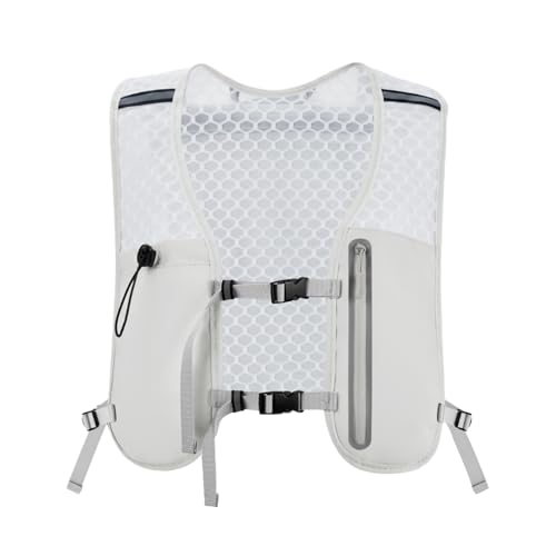 Veste d'hydratation course avec poche téléphone anti-dérapant et mesh