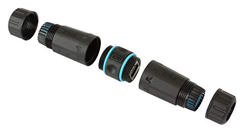 TECHLYPRO 105896 ADAPTADOR DE Red RJ45 F/F CAT6 F/UTP Exterior IP68
