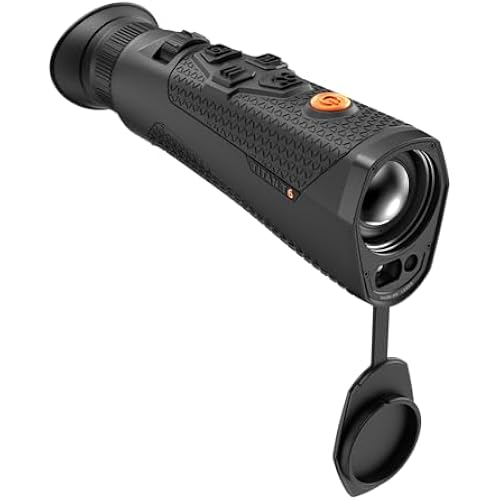 RIX Titan-T6 Thermal Monocular LRF 35mm 640x480 Thermal Imaging Monocular with Laser Rangefinder (50 Hz) 1920×1080 OLED Display Ideal for Night Hunting, Safety Level-Class I, Power Output＜1mW