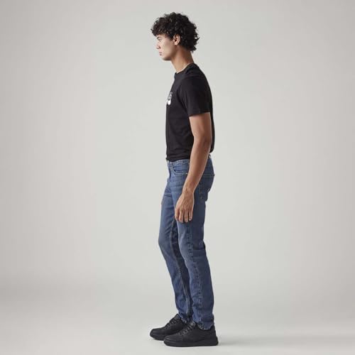Image of Levi's Men's 511 Dark Indigo Slim Fit Mid Rise Jeans