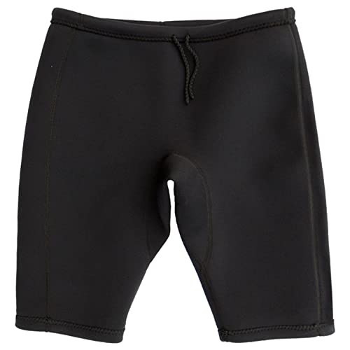 Short de plongée en néoprène 3 mm pour homme - Pour sports nautiques - Surf - Plongée - Kayak - Taille 4XL - Noir