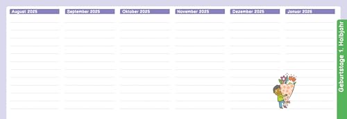 Der Wochen-Tischkalender für das Schuljahr 2025/2026: Mit zahlreichen Aktions- und Thementagen