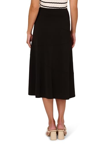 Adrianna Papell Women's Asymmetrical Seam Midi Skirt3