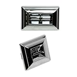 Chrome Power Window Switch Pair Set of 2 for Chevy GMC Pontiac