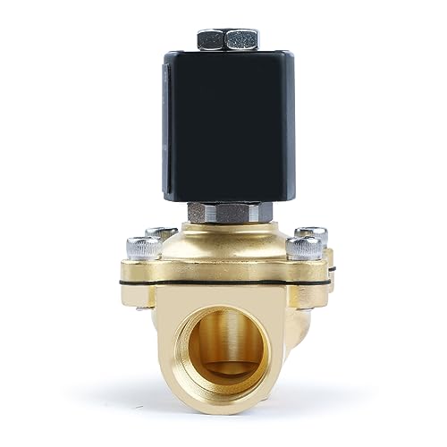 Électrovanne laiton G 3/4" 24V CC U.S. Solid normalement fermée pour eau et air - 4
