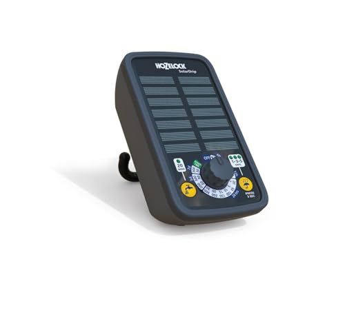 HOZELOCK, Solar Select Controller, Solar-Powered Automatic Watering Kit for Up to 20 Pots