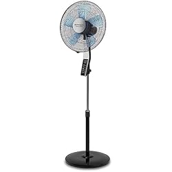 Ventilador Orbegozo Sf 0440 Orbegozo SF 0642 - Ventilador de Pie. Diámetro 40 cm. 5 aspas. 2 velocidades + Turbo + Silent. Oscilación automática. Rejilla de seguridad. Potencia 65 W