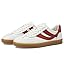 Chalk White/Ruby Red Leather