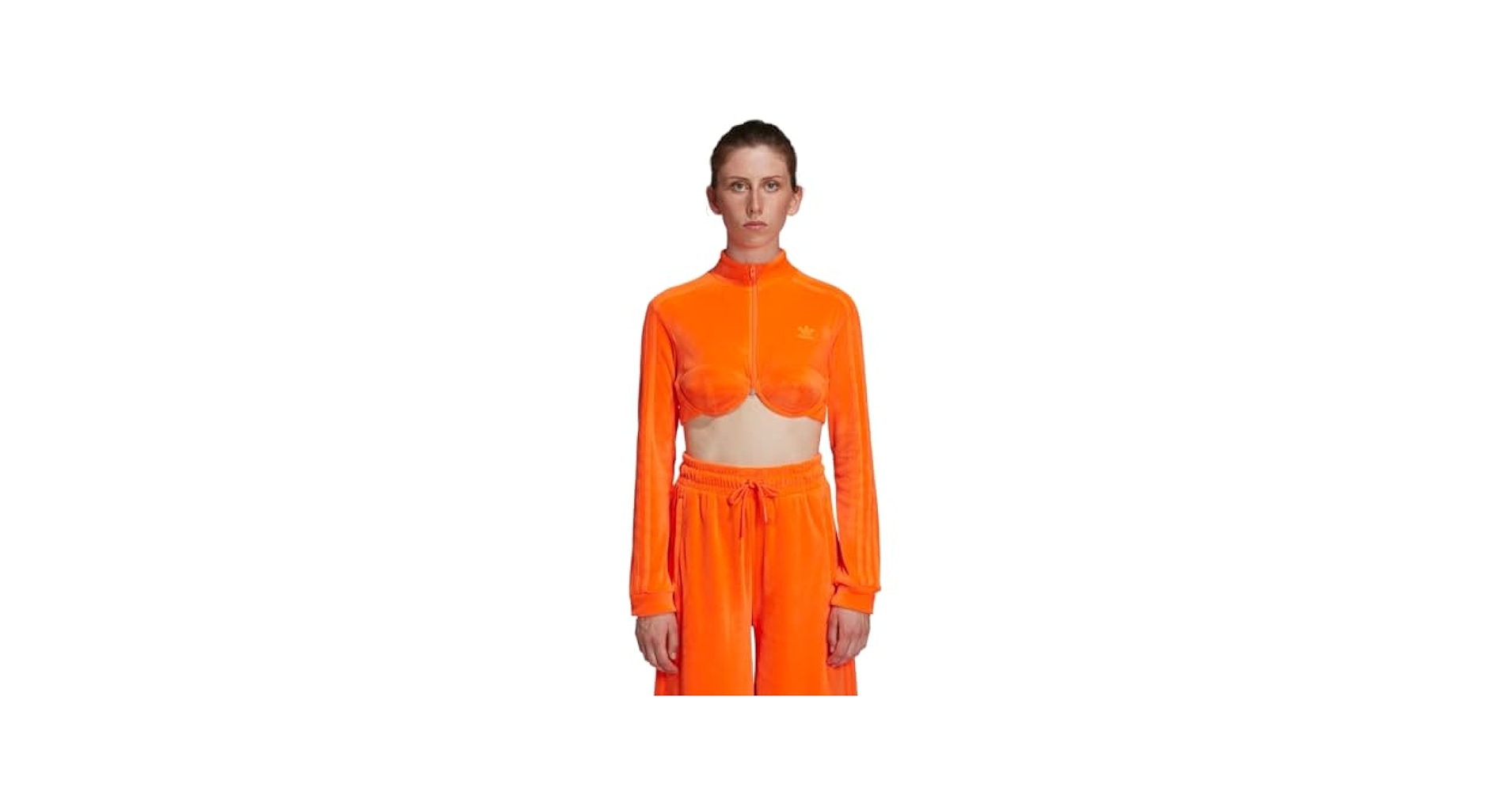 adidas Originals x Jeremy Scott Women's Crop Track Top