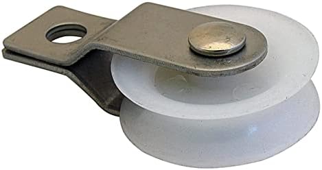 Fehr 1-3/4" Stainless Steel Split Bracket Fiberglass Reinforced Nylon Pulley for Baseball Netting Batting Cage - Multi-Purpose Pulley for Sports Netting and Golf Cage Netting- 200 pcs Value Pack