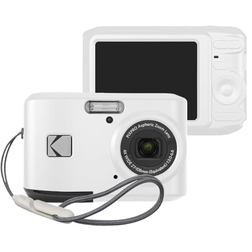 Funda de silicona para Kodak PIXPRO FZ45 color blanco