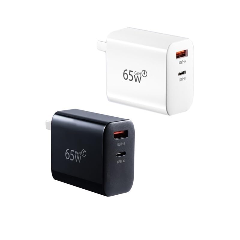 per Caricabatterie STARTRC da 65 W per Ricarica Rapida PD di Tipo C per DJI Neo/Avata 2/Mavic 3/Mini 4 PRO/Mini 3/Air 3/Pocket 3 2 testine(65W GAN PD 2)