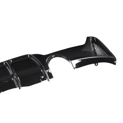 Difusor de parachoques trasero F32 con acabado negro brillante 3
