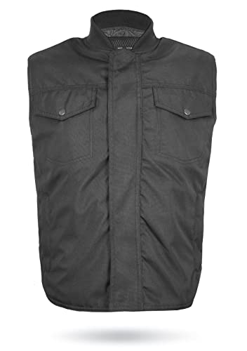 Neo Jeans Protective Motorcycle Vest With Back Armor Pocket #TOP25