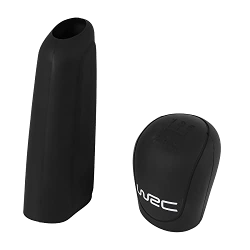 Wresetly Manijas universales para freno de mano, decoración interior, funda de silicona para palanca de cambios, color negro