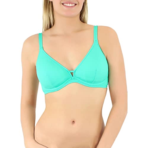 Haut de maillot triangle à armatures Bellagio 105DE vert menthe