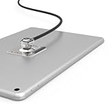 Maclocks CL15UTL Universal Tablet Lock Adhesive Security Plate with Security Slot & 6-Foot Cable Lock (Silver)