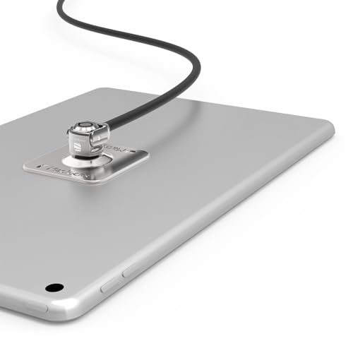 Maclocks CL15UTL Universal Tablet Lock Adhesive Security Plate with Security Slot & 6-Foot Cable Lock (Silver)